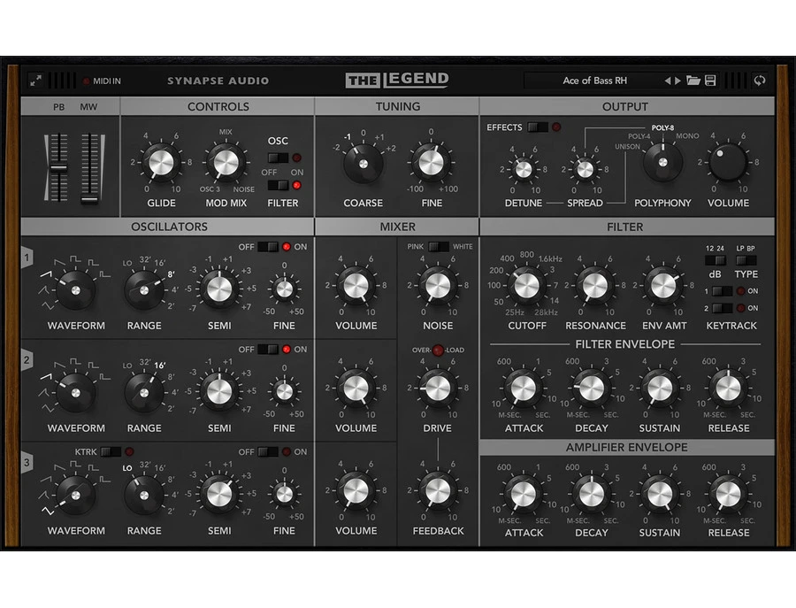 模拟合成器 Synapse Audio The Legend HZ v2.0 Win