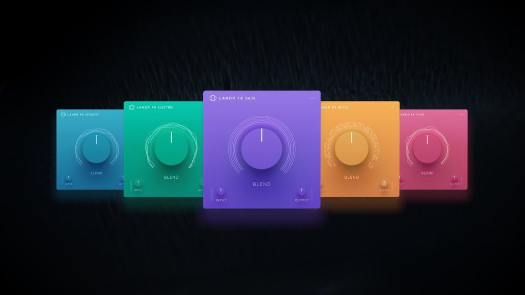 简易混音插件套装 LANDR FX Suite v1.0.0 （包含Voice Electric Bass Beats Acoustic）