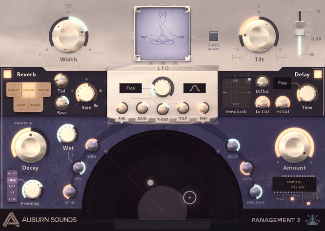 立体声空间混响效果器 Auburn Sounds Panagement Full v2.5.1