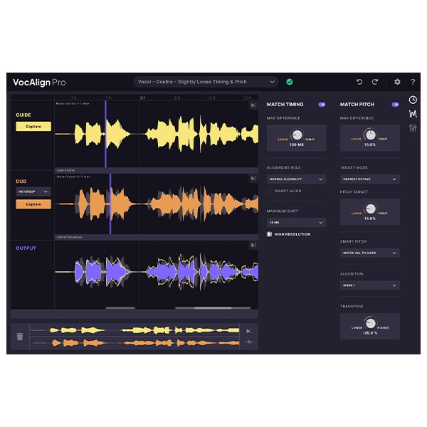 人声合唱自动对齐插件 Synchro Arts VocAlign 6 Pro v6.1.18 R2R Win