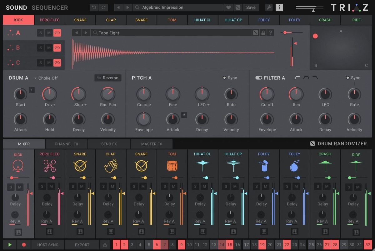 鼓机合成器 Wave Alchemy Triaz Plugin v1.1.1 + Content R2R Win