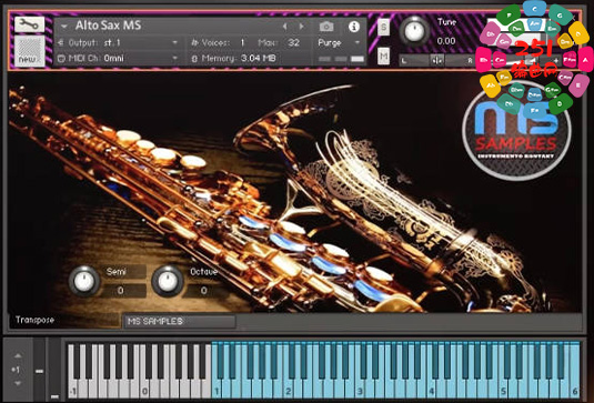 精品萨克斯音源 Alto Sax MS