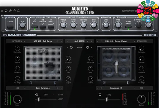 贝斯放大器 Audified GK Amplification 3 Pro v3.1.3 R2R Win
