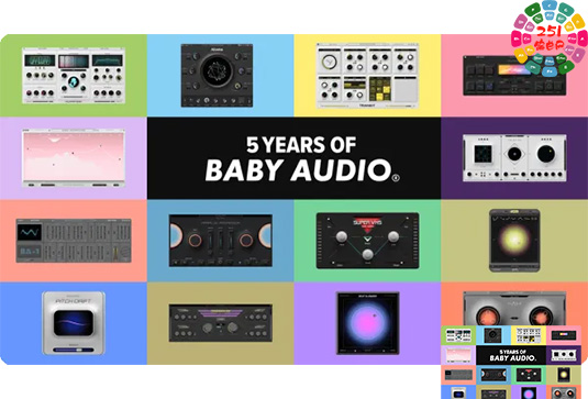 10个混音插件合集 BABY Audio Plugins Collection v2024.10 R2R Win （包含Transit 2 TAIP Super VHS Spaced Out Smooth Operator Parallel Agressor IHNY-2 Crystalline Comeback Kid BA-1）