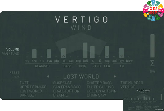 木管乐器音色库 Cinematique Instruments Vertigo Wind