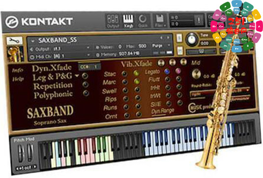 虚拟萨克斯音源 Cmusic Productions SAXBAND Soprano Sax