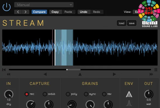 颗粒采样编辑效果插件 Delta Sound Labs Stream v1.3.1 R2R Win