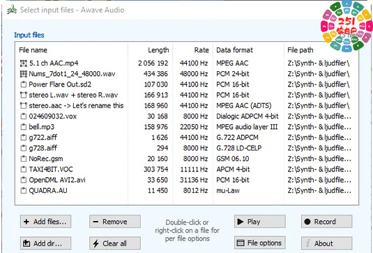 音频格式批量转换器 FMJ-Software Awave Audio v11.4.0 R2R Win