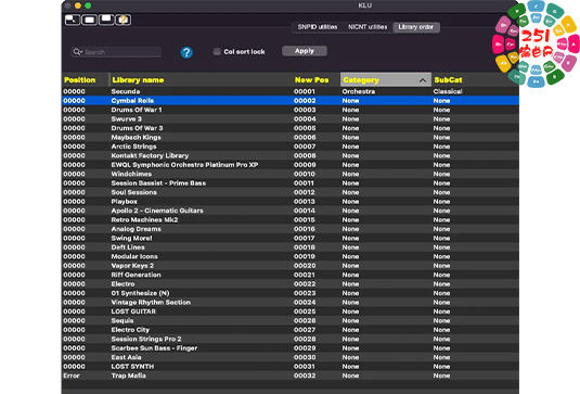 康泰克音色库管理编辑工具 Kontakt Library Utility v2.4.0 For MacOS