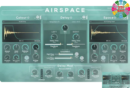 混合混响延迟插件 ModeAudio Airspace v1.0.0.112 Win MOCHA