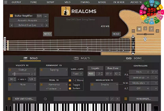 虚拟电吉他音源 MusicLab RealGMS v1.0.0 R2R Win