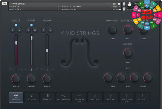 中提琴音色库 Pulse Audio Vivid Strings Violas