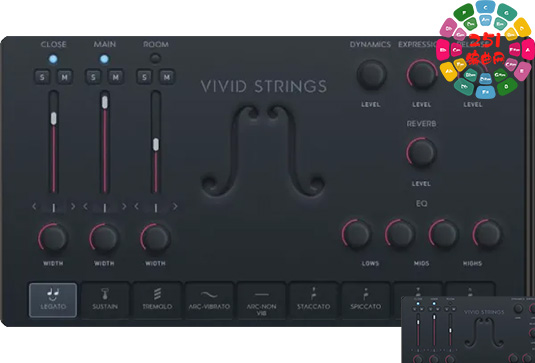 小提琴音色库 Pulse Audio Vivid Strings Violins 1