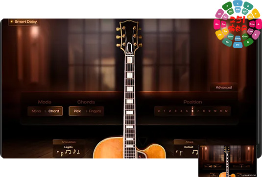 爵士木吉他音色库 Straight Ahead Samples JB-145 Archtop Guitar v1.3