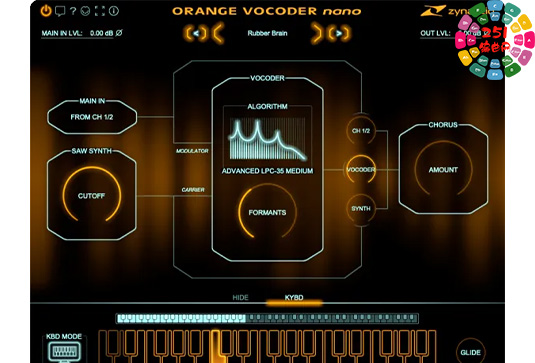 人声合成效果器 Zynaptiq ORANGE VOCODER NANO v4.0.5 R2R Win
