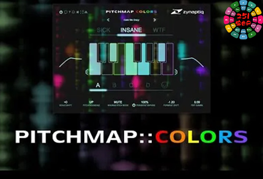 音调转换色染插件 Zynaptiq PITCHMAP COLORS v1.0.1 R2R Win