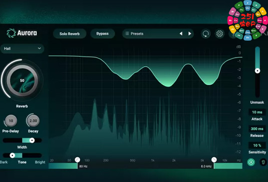 智能混响效果器 iZotope Aurora v1.0.0 R2
