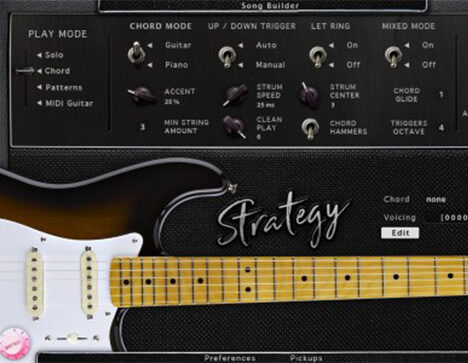 芬达电吉他 Acoustic Samples Strategy for UVI Falcon(AcousticSamples)