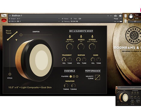 爱尔兰手鼓 Red Room Audio Traveler Series Bodhrans and Bones