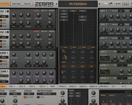 斑马合成器 U-he Zebra Legacy v2.9.3 R2R (Uhe)