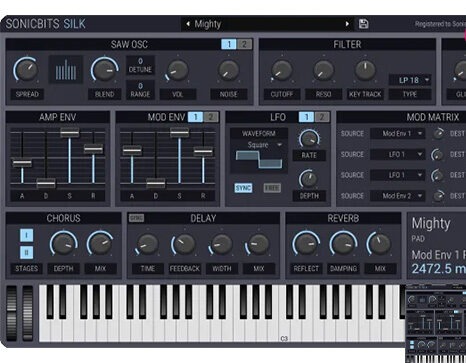 模拟合成器插件 Sonicbits Silk v1.1.0 R2R