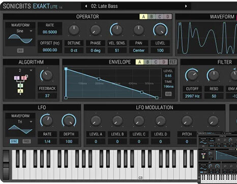 模拟调频合成器 Sonicbits Exakt v1.1.0 R2R