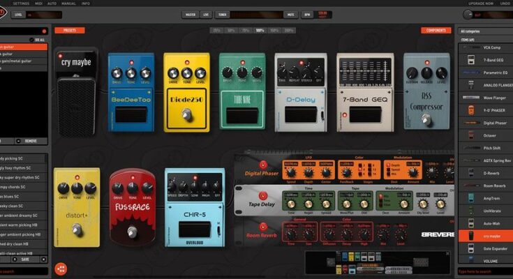 吉他贝斯效果器 旗舰版 Overloud TH-U Slate Edition v1.4.27 R2R Win (TH U THU)
