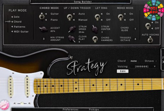 芬达电吉他 Acoustic Samples Strategy for UVI Falcon（AcousticSamples）