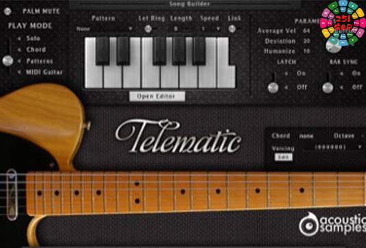 芬达电吉他 Acoustic Samples Telematic V3 for UVI Falcon （AcousticSamples）