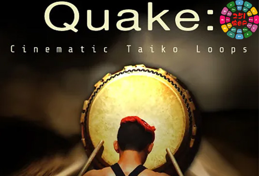 气势太鼓采样包 Big Fish Audio QUAKE Cinematic Taiko Loops WAV REX