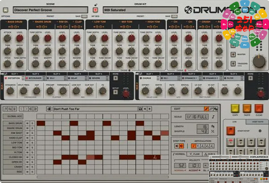 909电子鼓机合成器 D16 Group Drumazon 2 v2.0.6