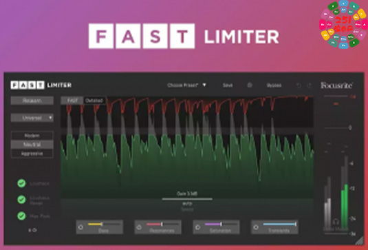 智能限制器 Focusrite FAST Limiter v1.0.0 Mac TRAZOR