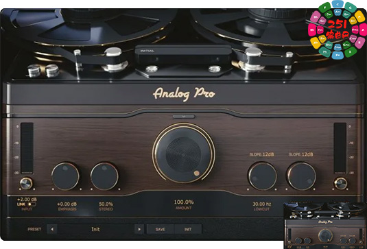 LO-FI模拟效果插件 Initial Audio Analog Pro v1.3.0 HCiSO