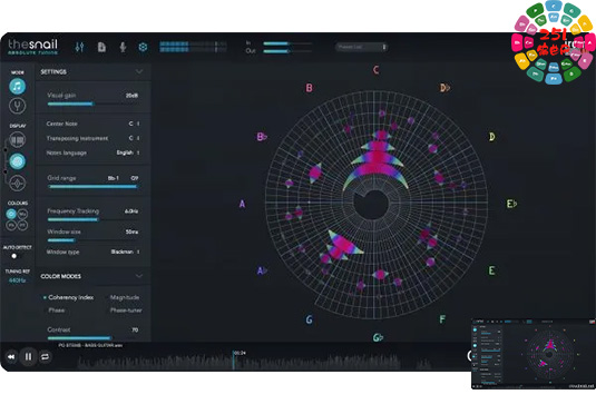 音调频域分析插件 Ircam Lab The Snail v1.4.2 R2R Win