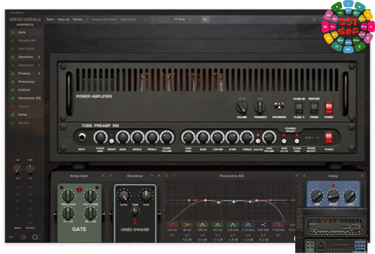 吉他放大效果器 Mercuriall AmpBox v1.5.0 CE Win