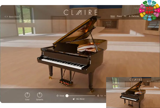 克莱尔音乐会三角钢琴音色库 Native Instruments Claire v1.0.0