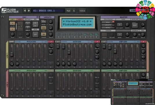 复古合成器 Plugin Boutique VirtualCZ v1.3.1 R2R