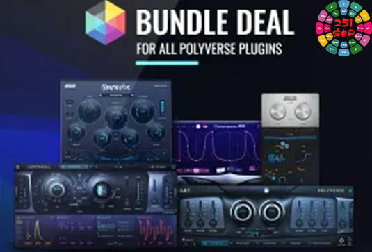 创意混音插件套装 Polyverse Music Bundle Deal v2024.11 VR  （包含Comet Filterverse Filtron Infected Mushroom Gatekeeper Infected Mushroom I Wish Infected Mushroom Manipulator Supermodal Wider）