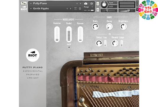 超有个性的钢琴 Riot Audio Putty Piano