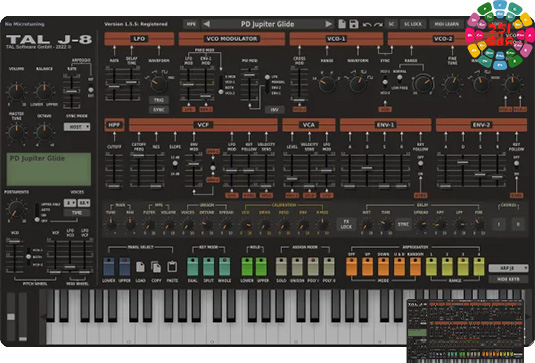 模拟合成器 Togu Audio Line TAL-J-8 v1.9.1 MacOS-MORiA