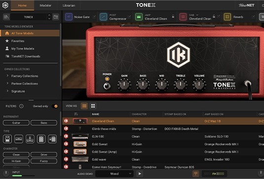 吉他音箱模拟效果器 IK Multimedia TONEX MAX v1.8.1 R2R Win