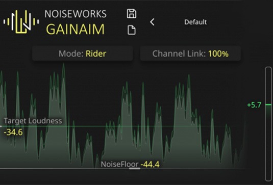 素材音量自动化插件 NoiseWorksAudio GainAim v2.0.0 REPACK Win （Noise Works Audio Gain Aim）