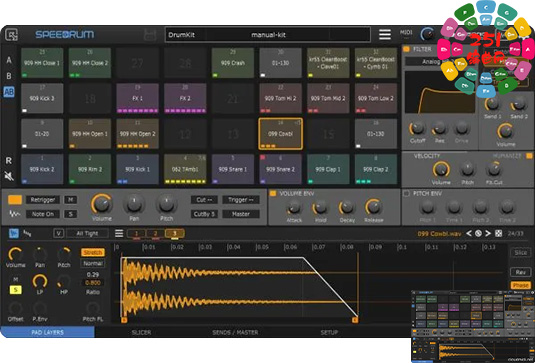 鼓机采样器 Apisonic Audio Speedrum v2.2.1 R2R