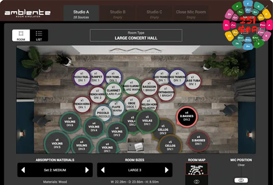 录音环境声学氛围模拟插件 Audio Modeling Ambiente v1.0.1 R2R Win