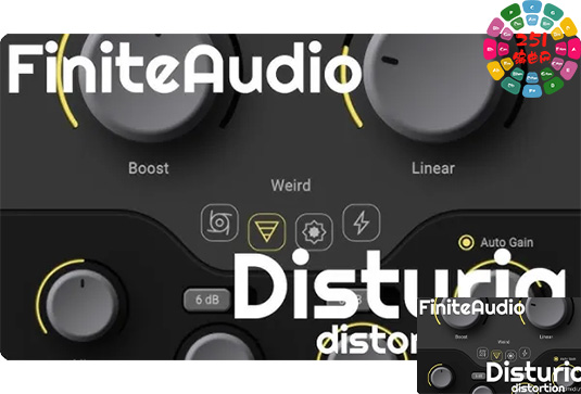 失真效果器 Finite Audio Disturia v1.0.0 R2R