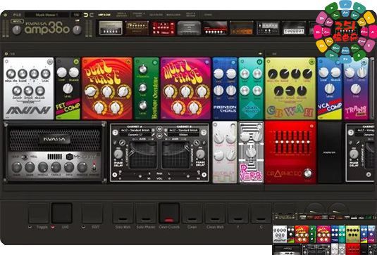 综合吉他效果机架插件 Kuassa Amplifikation 360 Bundle v1.2.7