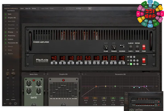 吉他效果器插件 Mercuriall Ampbox v1.5.1 MacOS