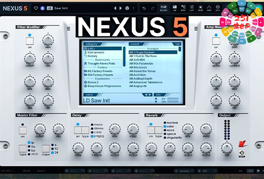 经典电子合成器 reFX Nexus 5 v5.1.5