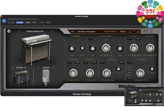 罗兹钢琴模拟音源 Rhodes Anthology v1.0.0 R2R Win