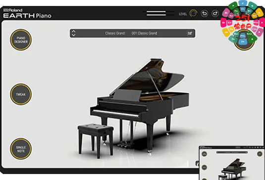 罗兰电钢琴音源 Roland Cloud EARTH Piano v1.0.1 MacOS-HCiSO